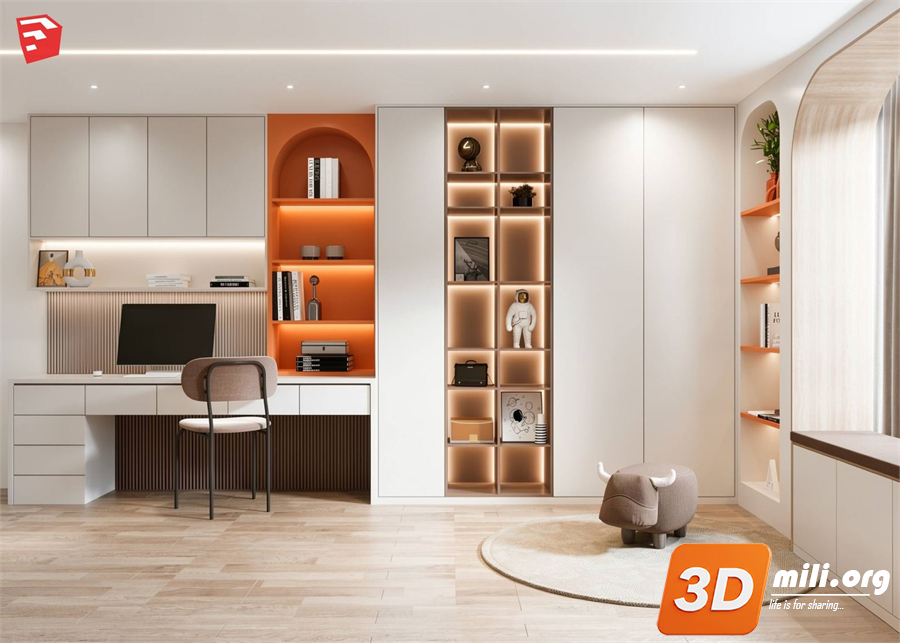 Children Room Scenes Skp FIles 